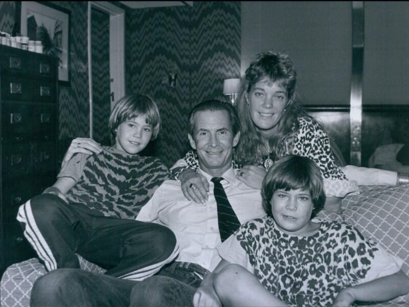 Anthony Perkins, Berry Berenson, Osgood Perkins e Elvis Perkins