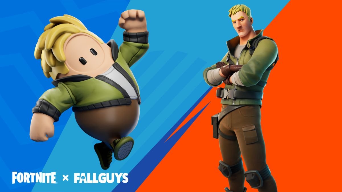 Fortnite x Fall Guys Jonesy Bean Outfit
