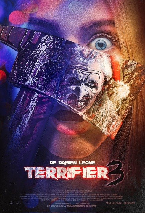 Terrifier 3 poster nacional