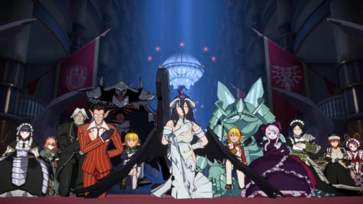 Personagens principais de Overlord no jogo Lord of Nazarick