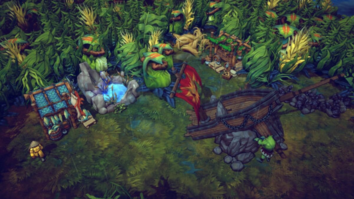 Against the Storm DLC Keepers of the Stone - exploring map