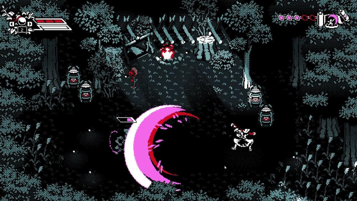 Bloodless action screen