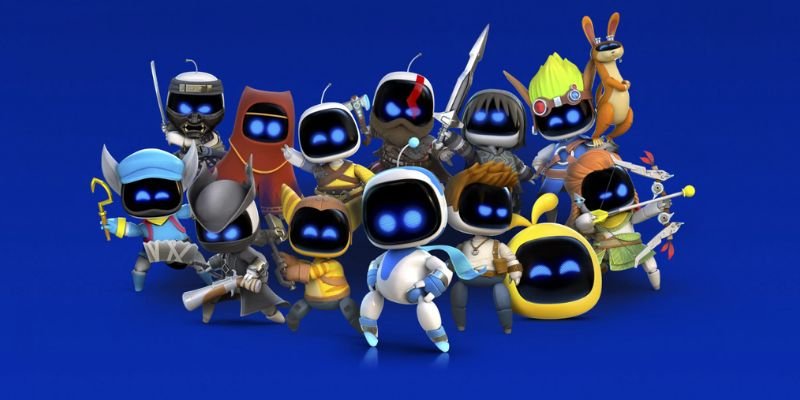 Personagens homenageados em Astrobot e Astro Bot