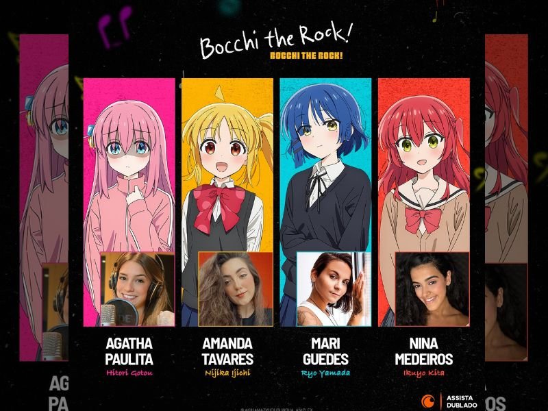 Bocchi The Rock! dubladores