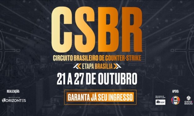 CSBR Brasília: participe do evento de games gratuitamente