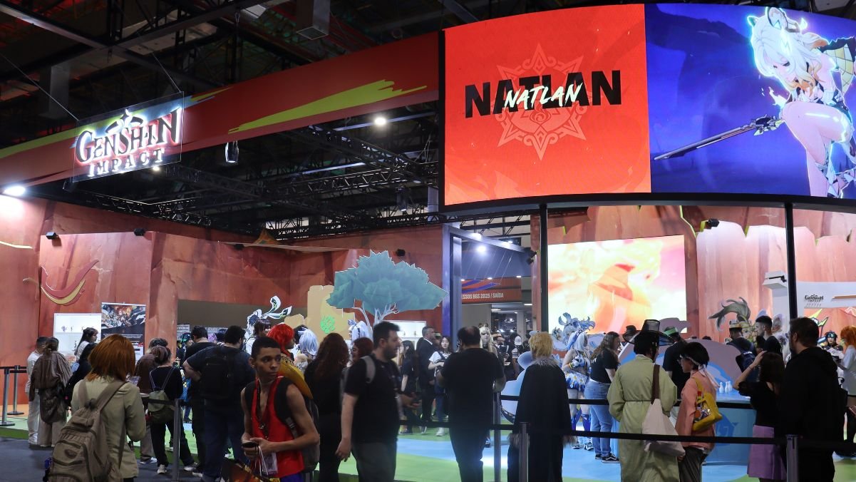 HoYoverse - Stand Genshin Impact - primeiro dia BGS 2024
