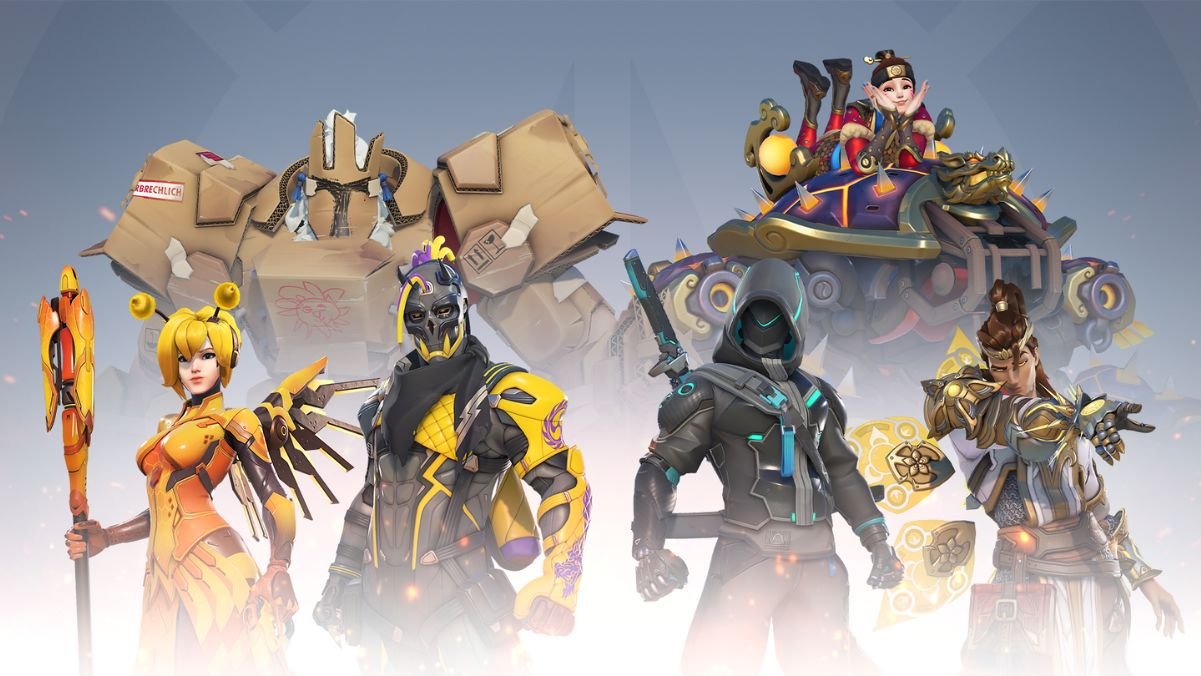 Personagens de Overwatch 2 com skins exclusivas para Xbox Game Pass