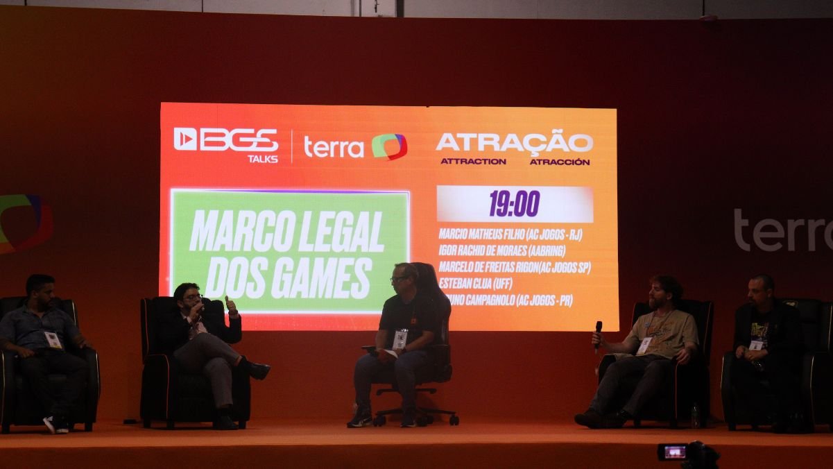 Palestra Marco Legal dos Games - primeiro dia BGS 2024