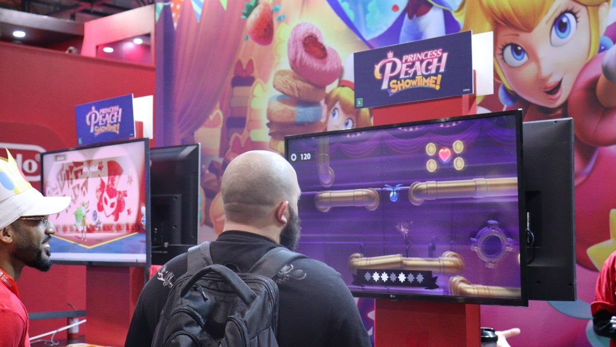 Stand Nintendo - Game Test Princess Peach Showtime! - primeiro dia BGS 2024
