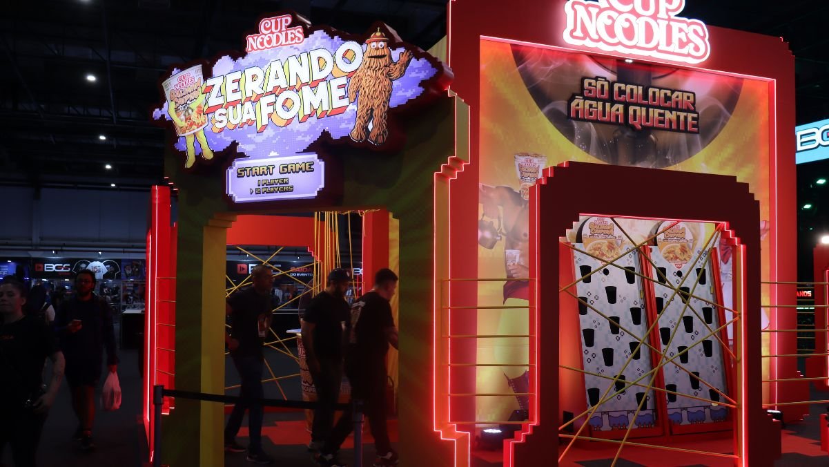 Stand Zerando Sua Fome - Cup Noodles - primeiro dia BGS 2024