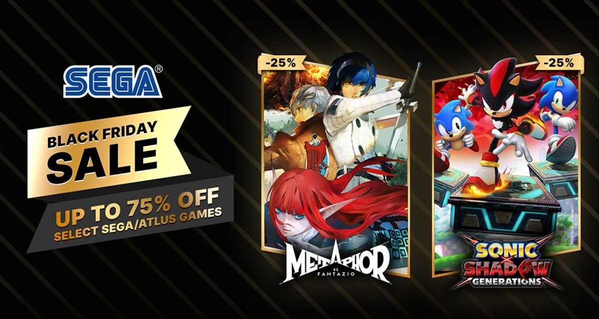 Aproveite a Black Friday da SEGA: promoções exclusivas de jogos incríveis