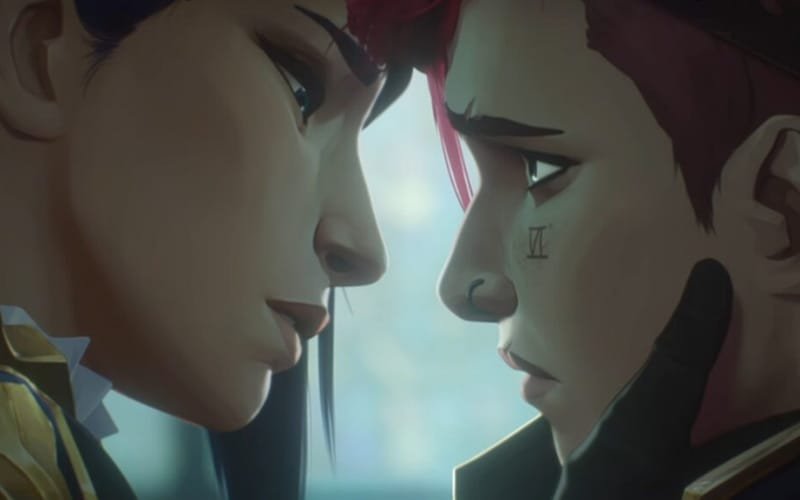 Caitlyn e Vi em Arcane