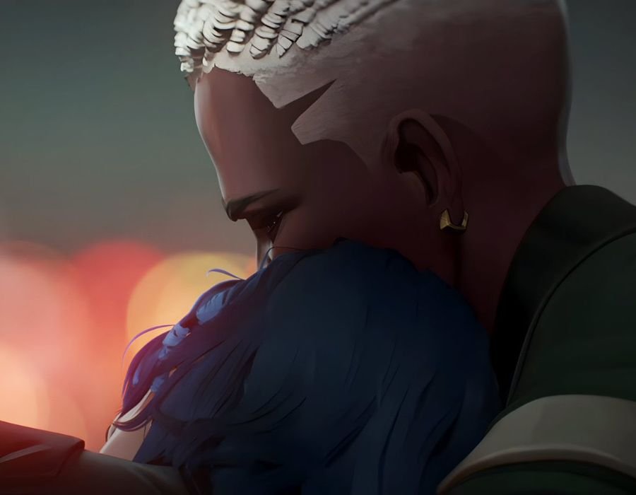 Jinx e Ekko em Arcane