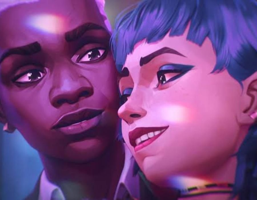 Jinx e Ekko em Arcane
