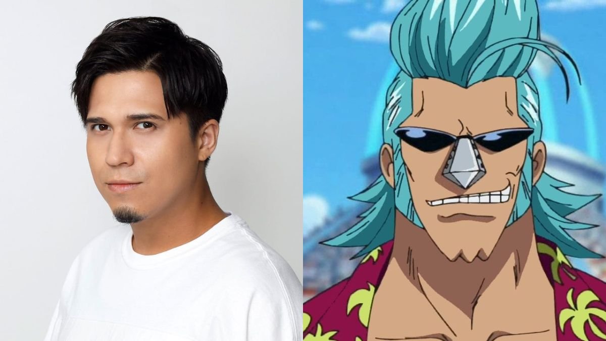 Imagem mostrando o novo dublador de Franky do anime One Piece.