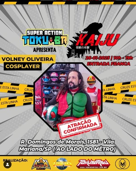 Super Action Toku BR | O maior evento de tokusatsu nacional chega em janeiro