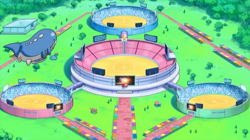 A Liga Pokémon é estruturada como um torneio
