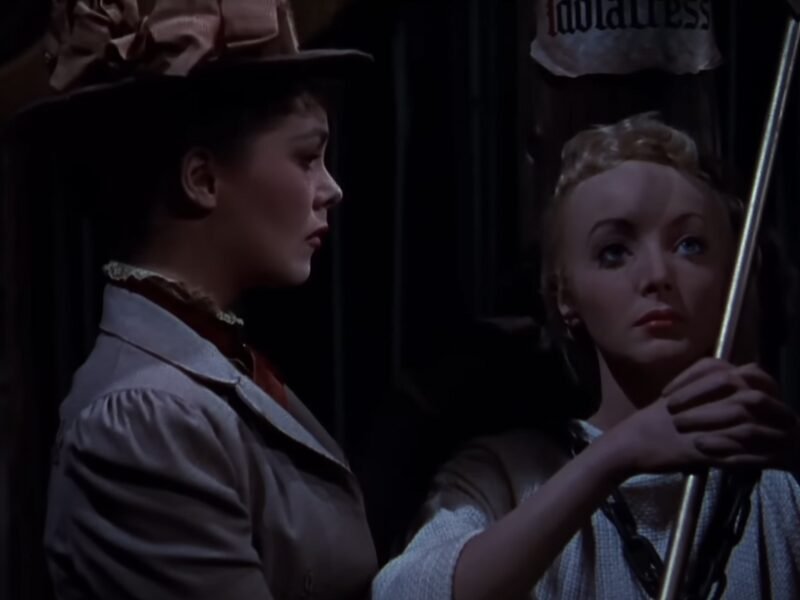 Cena do filme Museu de Cera de 1953