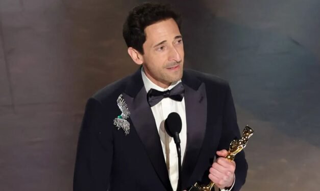 Oscar 2025 | Adrien Brody fala sobre anti-semitismo após vitória por O Brutalista: “não há lugar para intolerância”