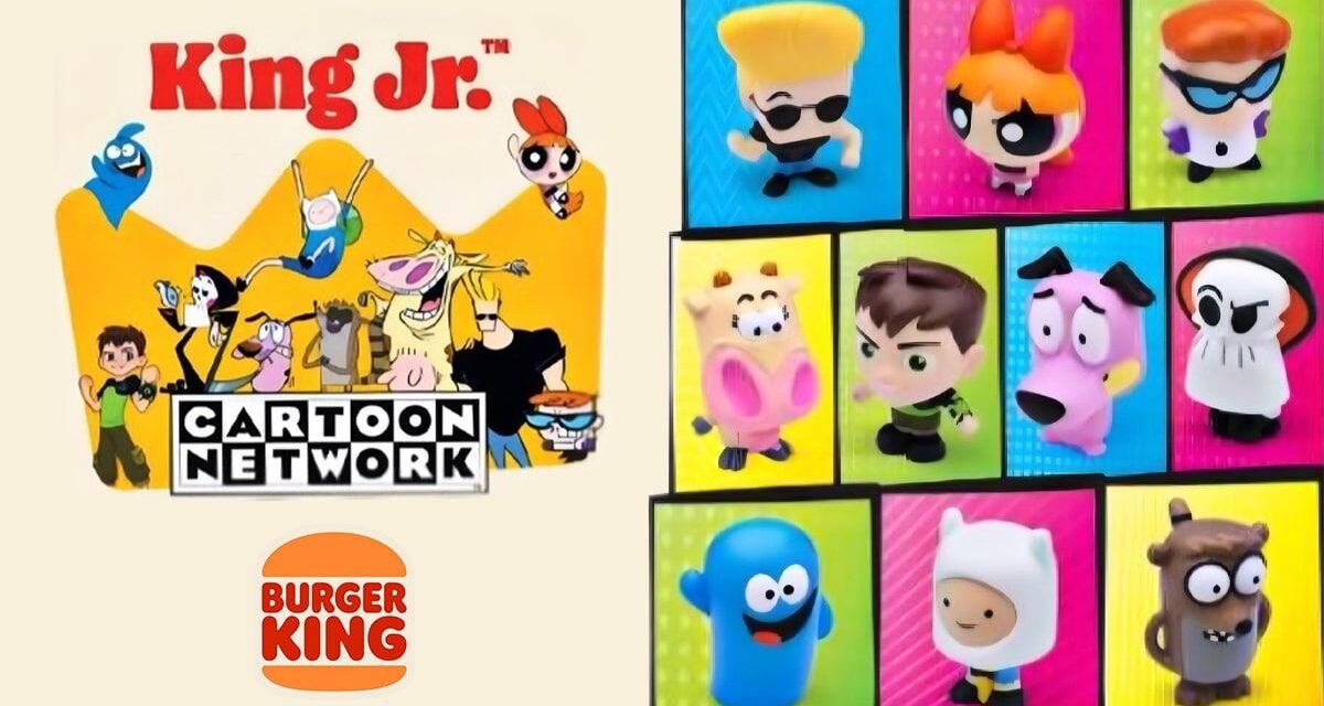 Burger King lança brindes do Cartoon Network no King Jr.