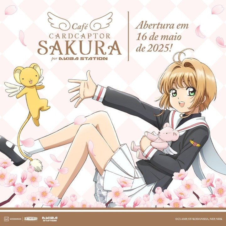 Café temático de Cardcaptor Sakura em São Paulo ganha nova data de inauguração