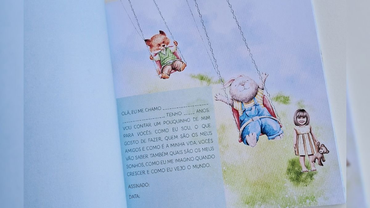 "Meu Mundo em Palavras: autobiografia infantil" celebra a infância em um livro interativo.