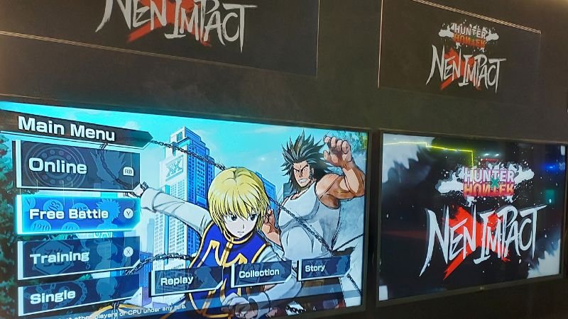 Tela do jogo Hunter x Hunter Nen x Impact na área de gameplay da gamescom latam 2025