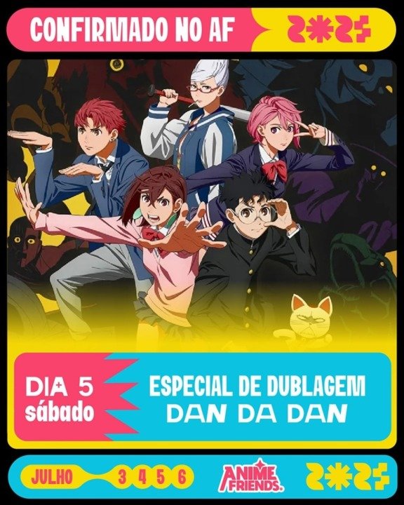 Anime Friends 2025 | Anunciado a line-up de dubladores