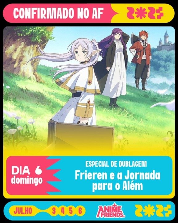 Anime Friends 2025 | Anunciado a line-up de dubladores