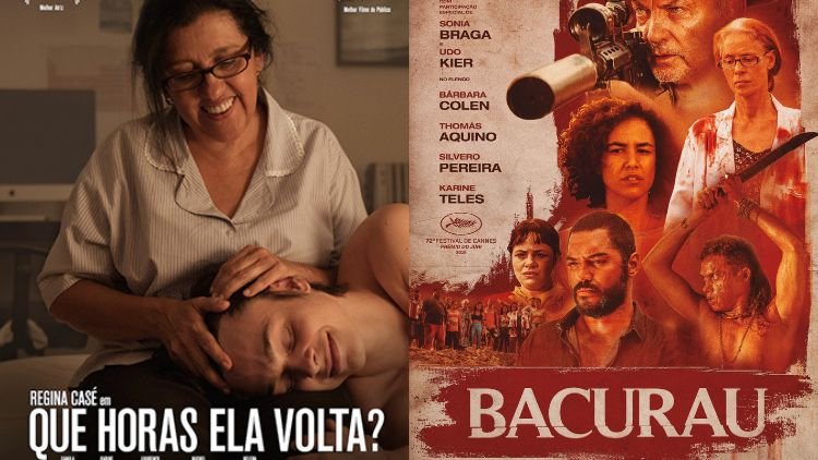 Montagem Pôster Que Horas Ela Volta? - Pôster Bacurau
