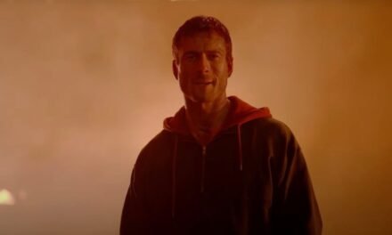 “O Sobrevivente” | Adaptação de Stephen King ganha pôster com Glen Powell