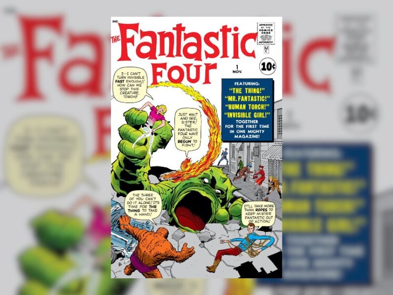 Capa da revista O Quarteto Fantástico volume 1