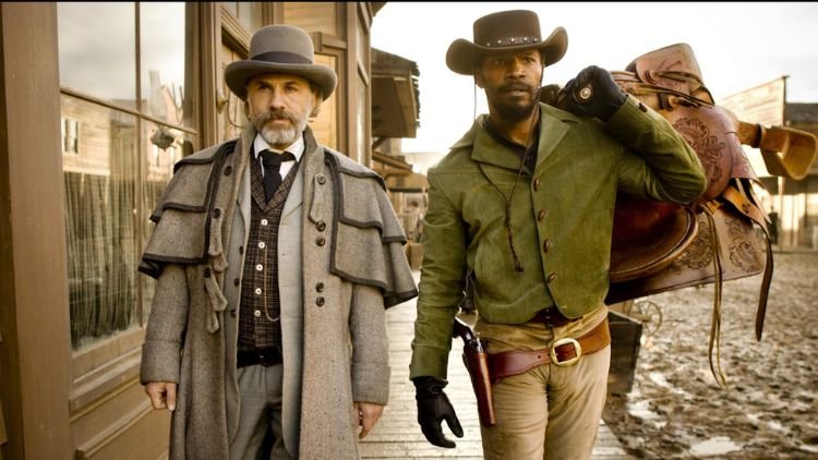 Django-Livre-Cena do filme-Jamie Foxx e Christoph Waltz-IMDB
