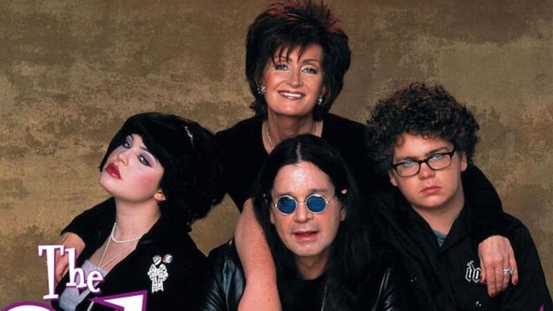 O cantor e sua família em The Osbournes