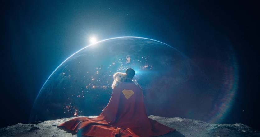 superman e krypto lua