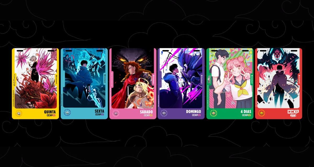 CCXP25 e Crunchyroll lançam credenciais exclusivas para o evento