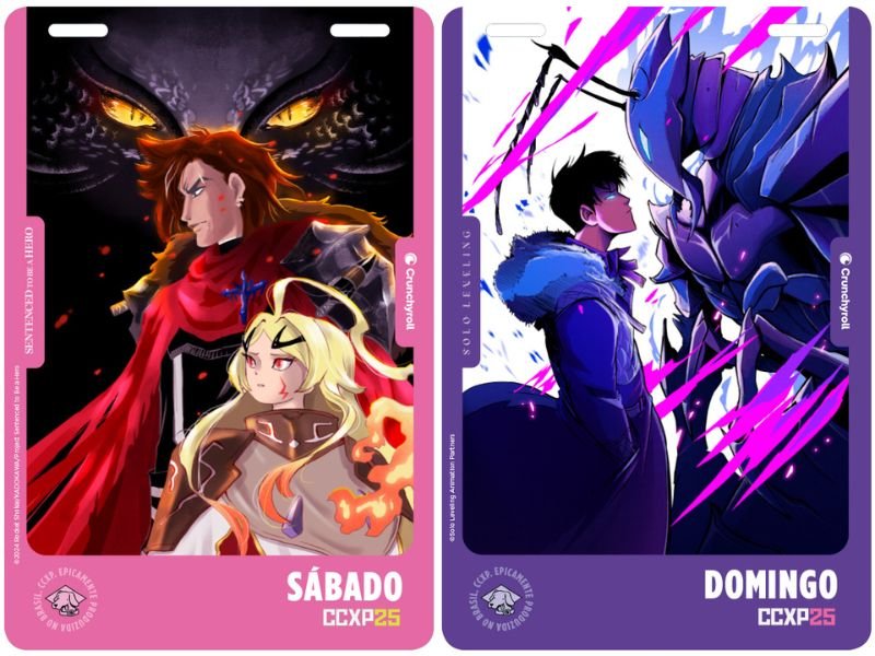 CCXP25 e Crunchyroll lançam credenciais exclusivas para o evento