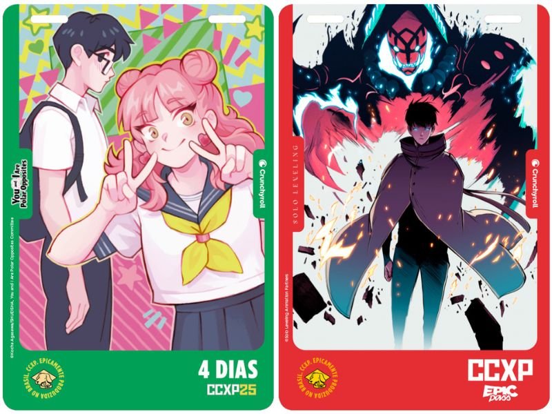 CCXP25 e Crunchyroll lançam credenciais exclusivas para o evento