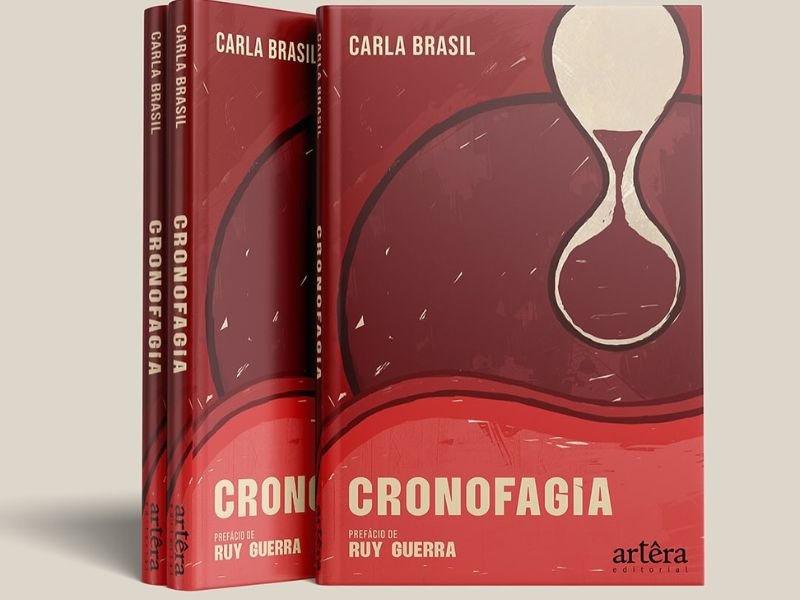 Capa do livro Cronofagia, de Carla Brasil