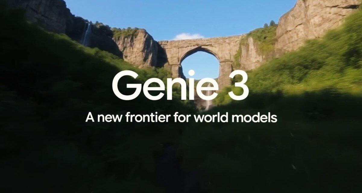 Genie 3: Google DeepMind lança IA que gera jogos com imagens