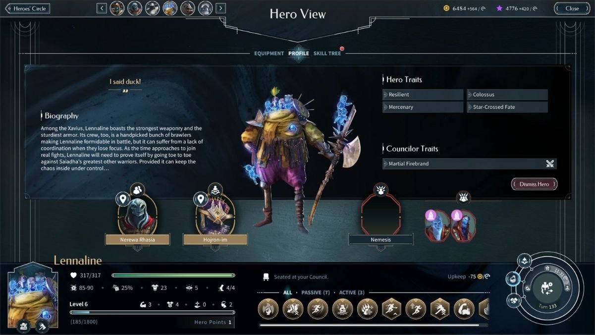 Circulo dos heróis - ENDLESS Legend 2