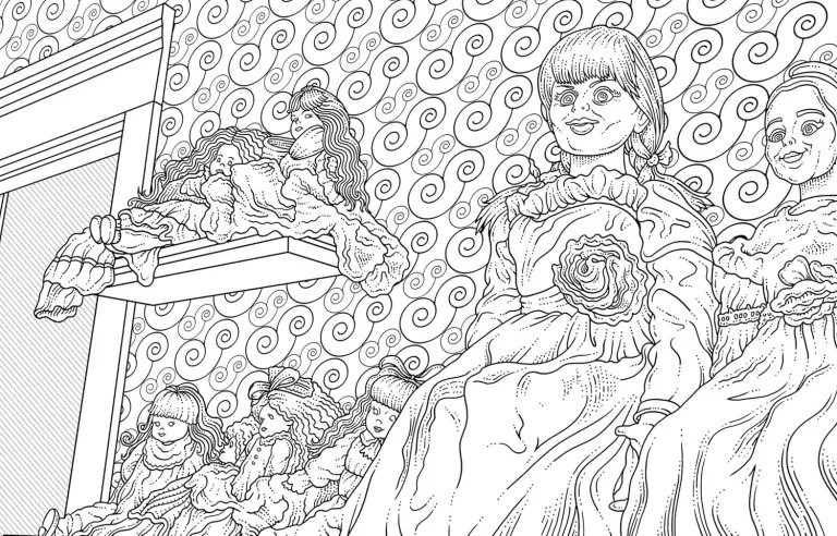 Livro de colorir oficial de 'Invocação do Mal' pagina 3
