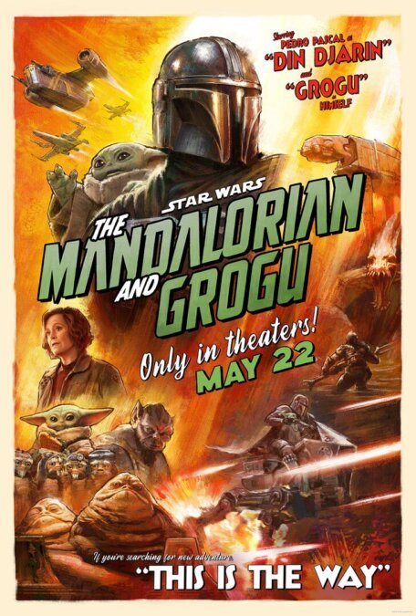 Poster de Mandaloriano e Grogu