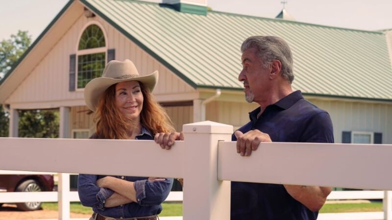 Sylvester Stallone e Dana Delany em Tulsa King