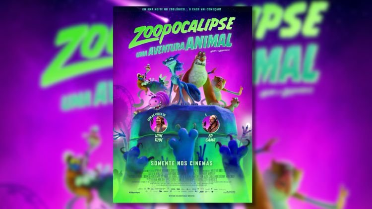 Zoopocalipse - Uma Aventura Animal (2024) - Poster oficial do filme em PT-BR - Credito-IMDB