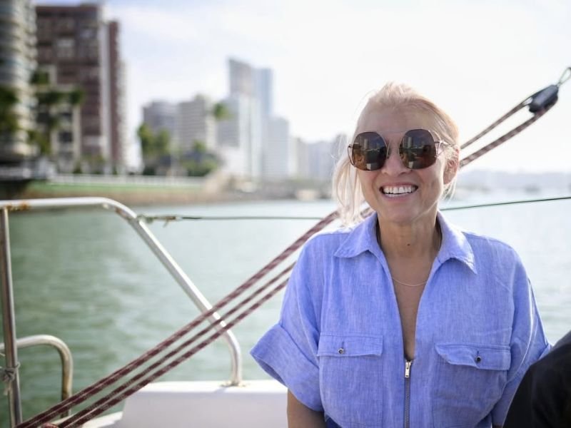 Jornalista Carla di Bonito em Fortaleza