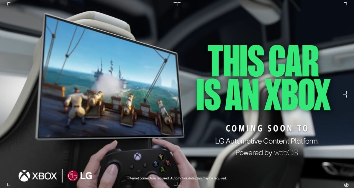 Microsoft e LG vão levar o Xbox para dentro dos carros