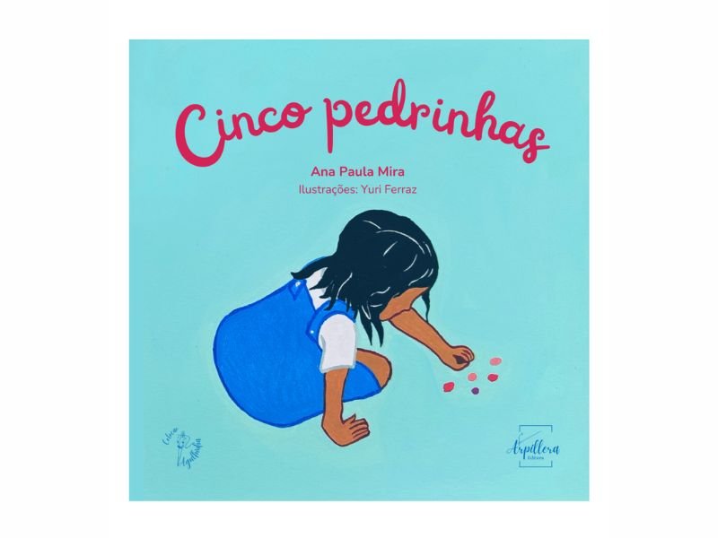 Capa de Cinco pedrinhas, de Ana Paula Mira