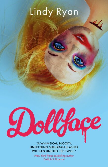 Capa do Livro de Terror Dollface Lindy Ryan