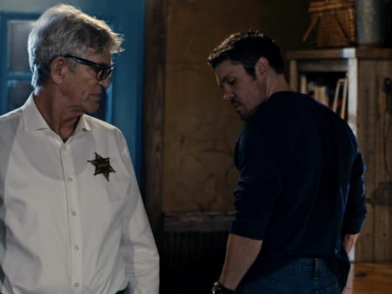 Cena de "Insano" com Eric Roberts e Britt Bankhead 